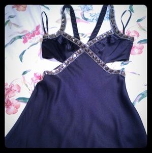 Bebe bedazzled blouse